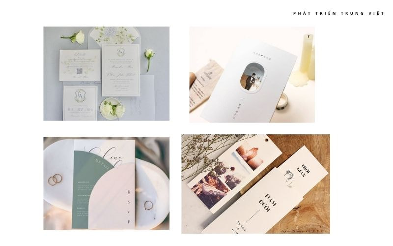 Mẫu thiệp cưới cá nhân hóa